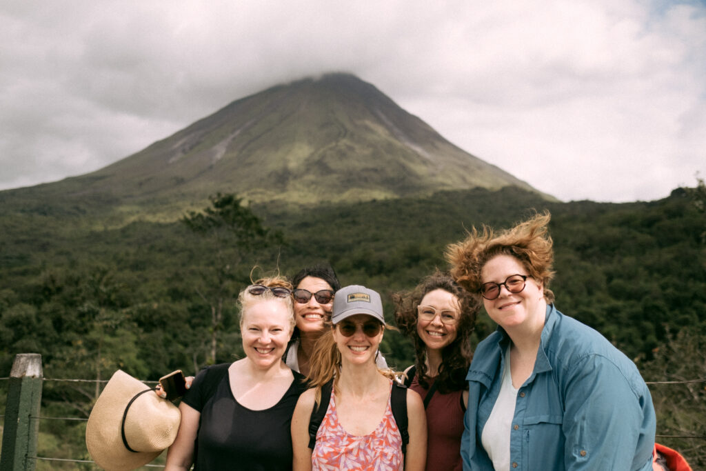 Lauren Jane Heller leading a women's retreat in Costa Rica